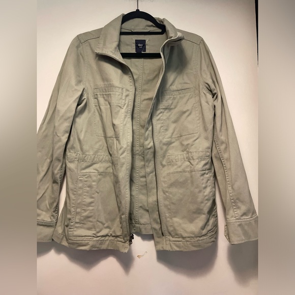 Gap Light Green Army Style Jacket Size Small - Picture 10 of 10